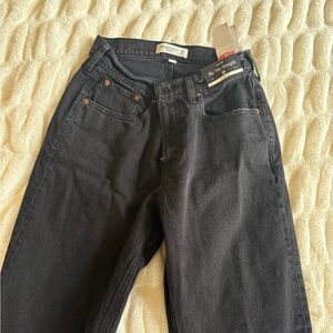 Abercrombie & Fitch Men's Black Straight Jeans